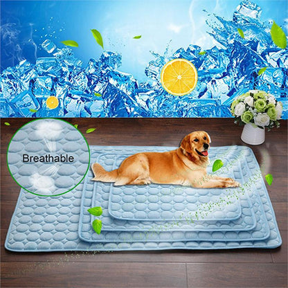 Dog and Cat Ice Silk Cold Pad For Cooling In Summer