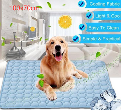 Dog and Cat Ice Silk Cold Pad For Cooling In Summer