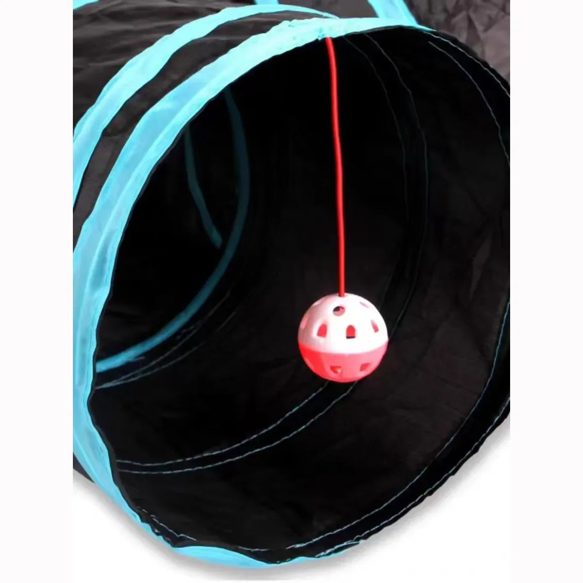 Wear-Resistant Cat Play Tunnel Foldable Pet Animal Tunnels with Crinkle Playing Toy for Cats Guinea Pig Rabbits Funny Cat Supply